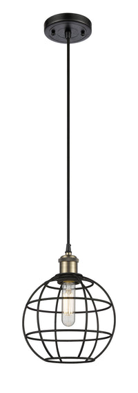 Ballston Mini Pendant Antique Brass Dimmable