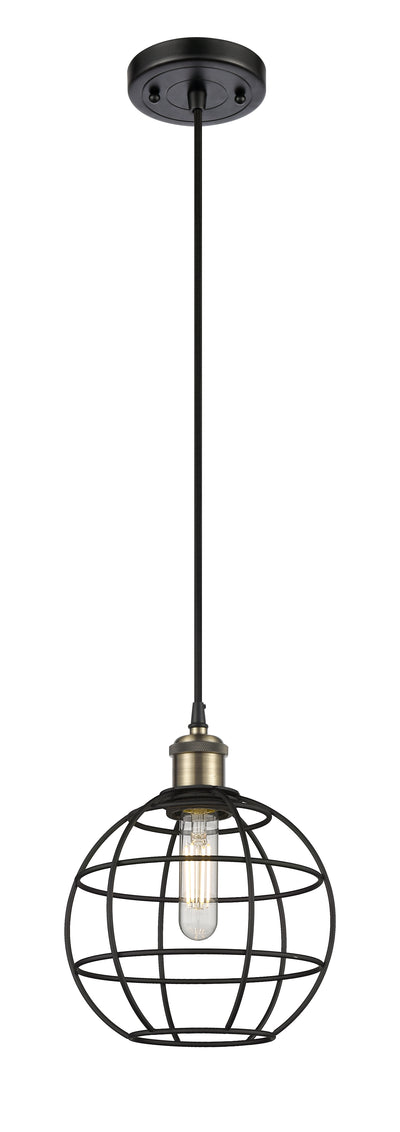 Ballston Mini Pendant Antique Brass Dimmable