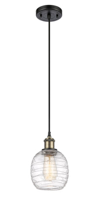 Ballston Mini Pendant Antique Brass Finish