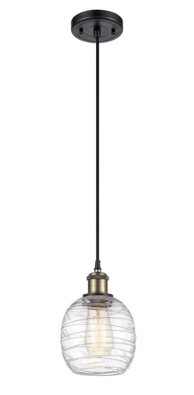 Ballston Mini Pendant Antique Brass Finish