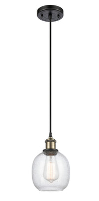 Ballston Mini Pendant Antique Brass Finish