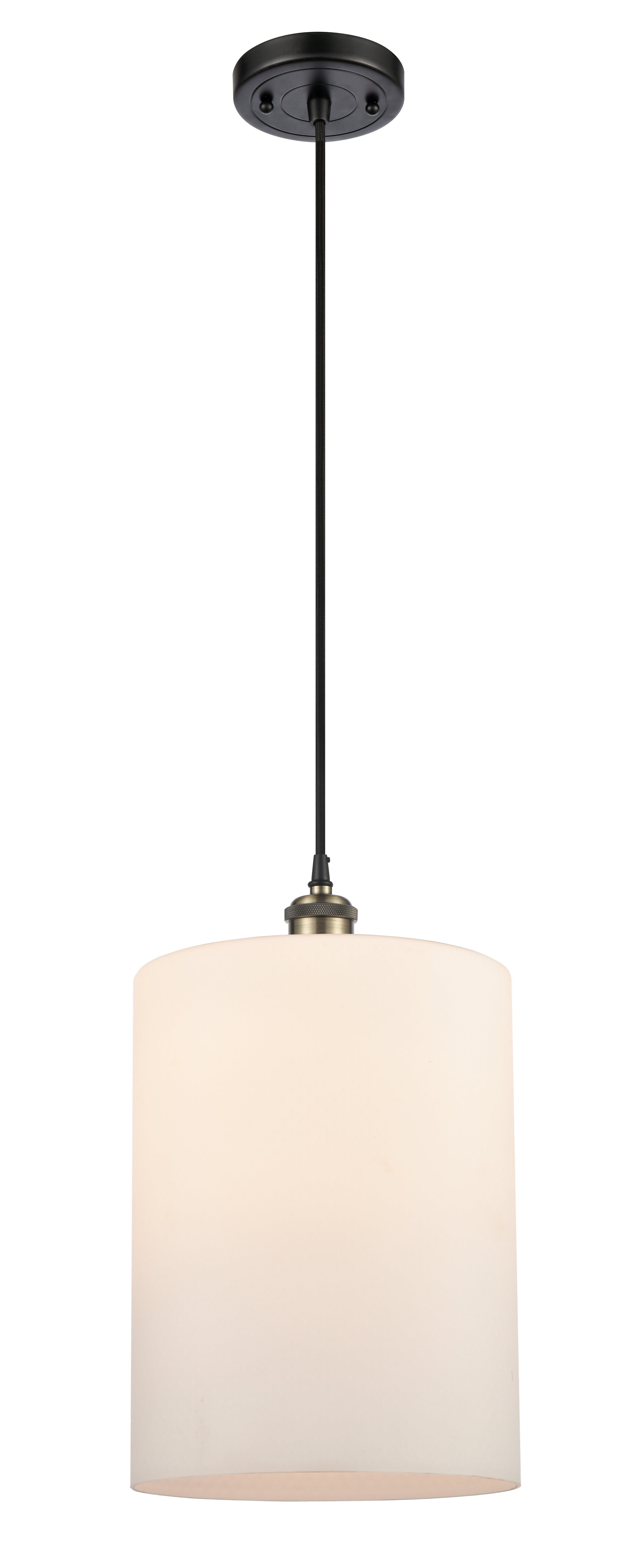 Ballston Mini Pendant Antique Brass 9 Inch