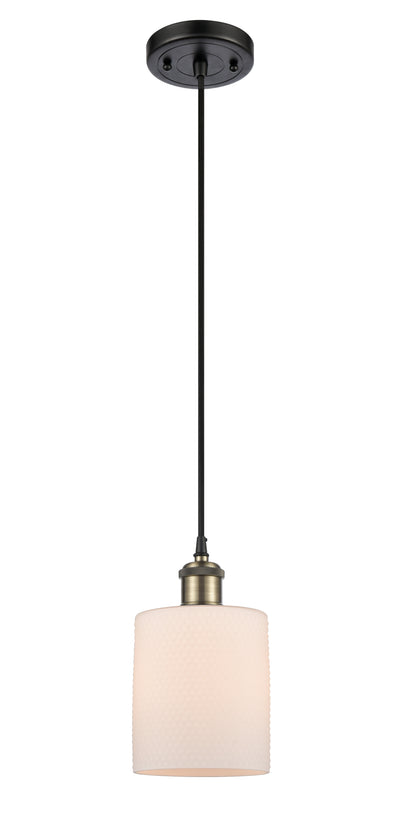 Ballston Mini Pendant Antique Brass Finish