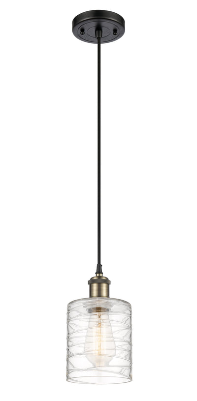 Ballston Mini Pendant Antique Brass Finish