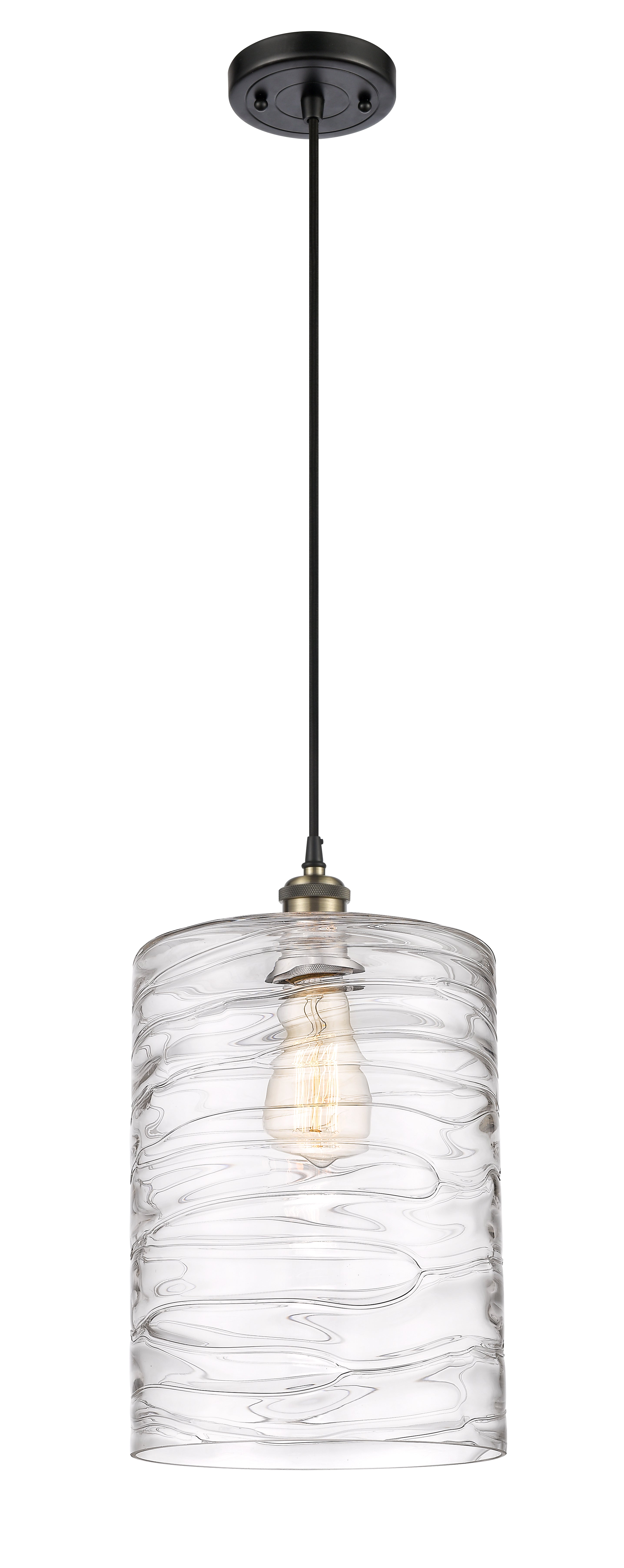 Ballston Mini Pendant Antique Brass Finish