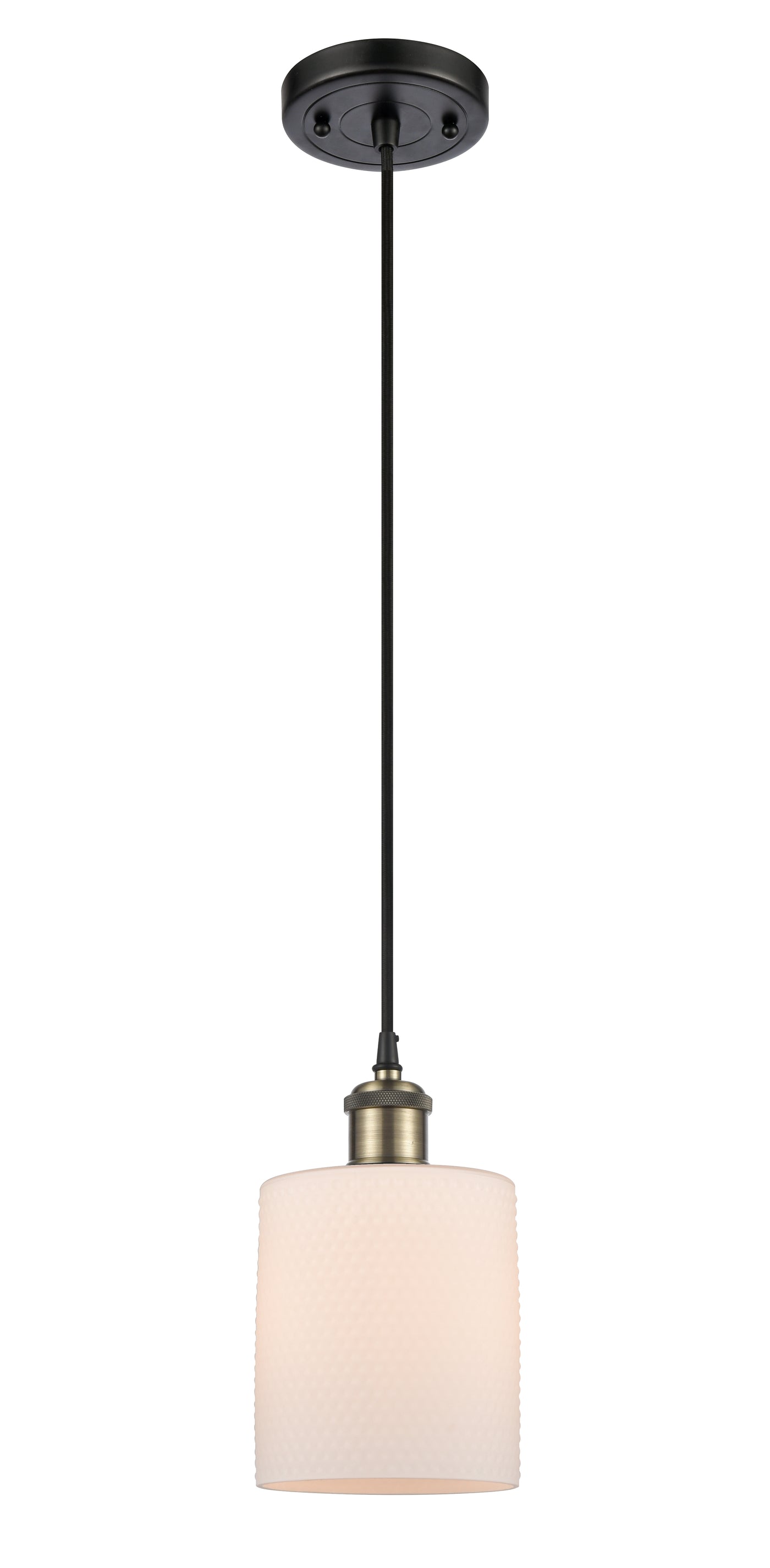 Ballston Mini Pendant Antique Brass Finish