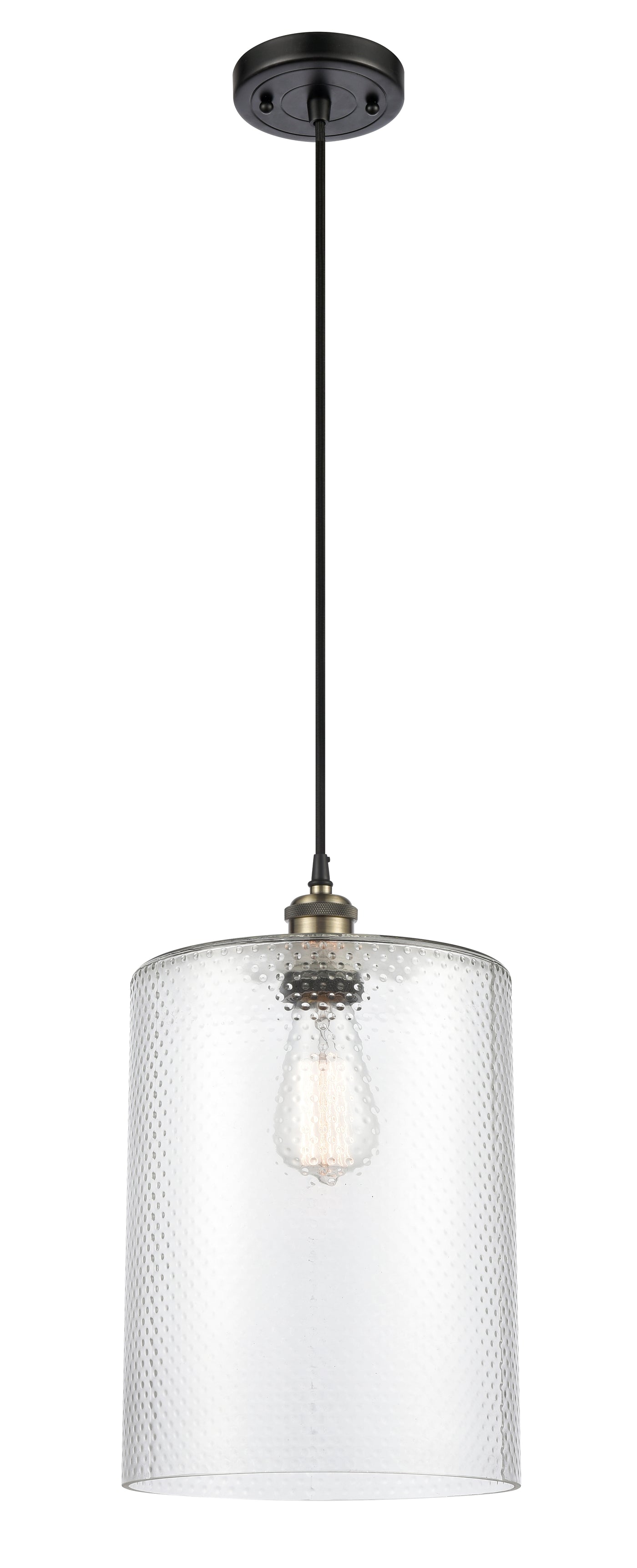 Ballston Mini Pendant Antique Brass Finish