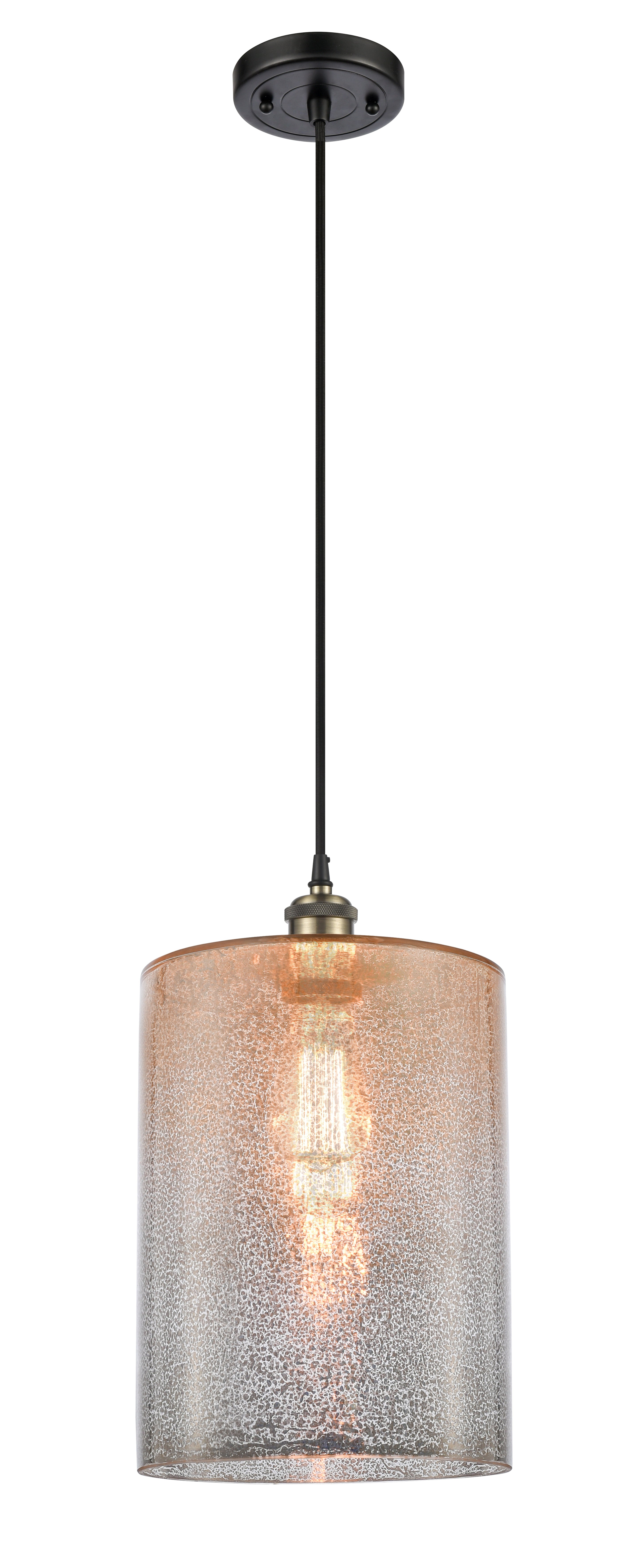 Ballston Mini Pendant Antique Brass 9 Inch