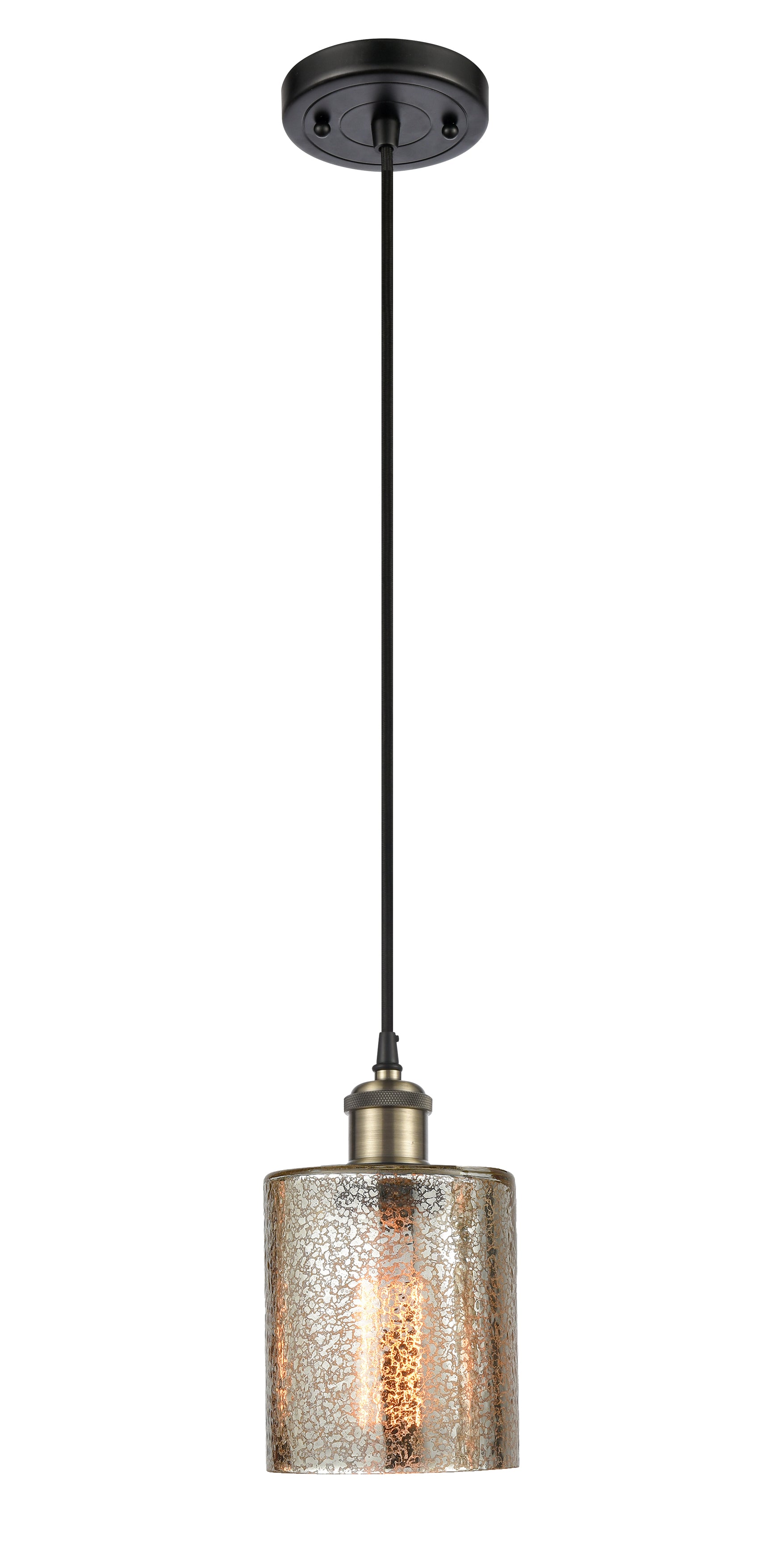 Ballston Mini Pendant Antique Brass Finish