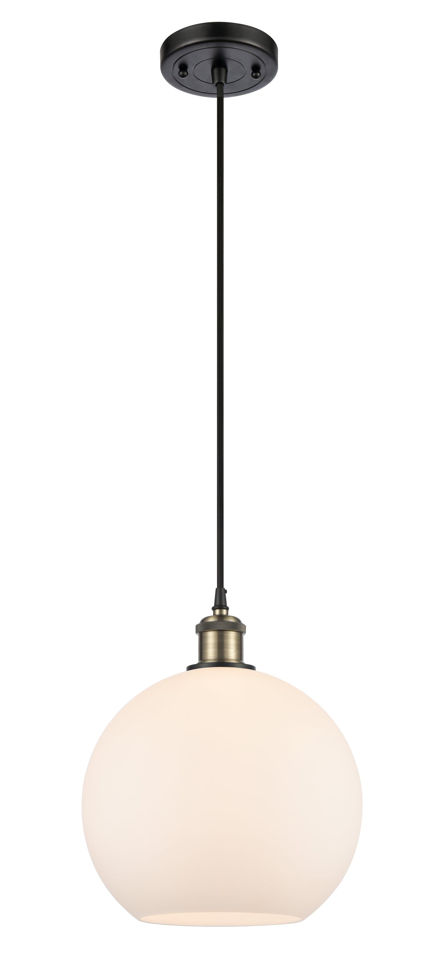 Ballston Mini Pendant Antique Brass Finish