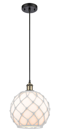 Ballston Mini Pendant Antique Brass Finish