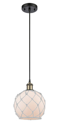 Ballston Mini Pendant Cast Brass 8 Inch
