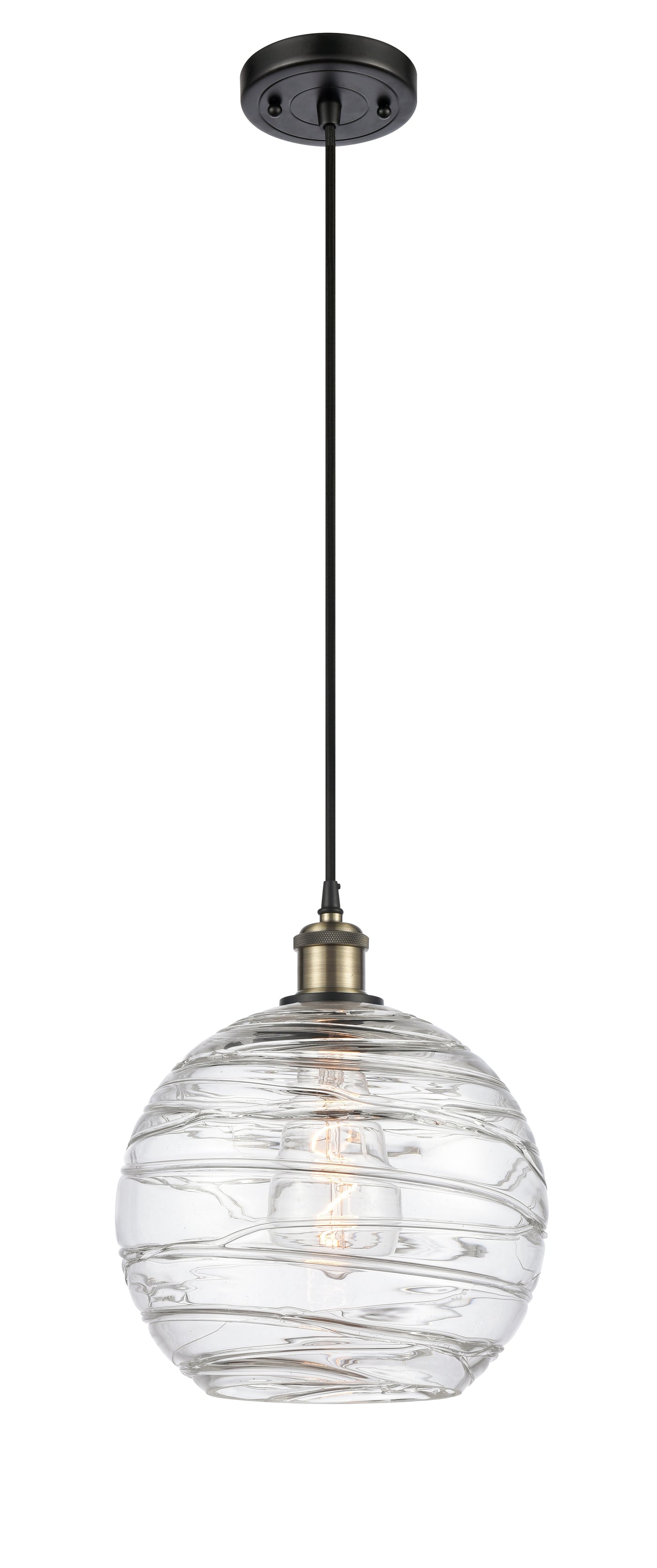 Ballston Mini Pendant Antique Brass Finish