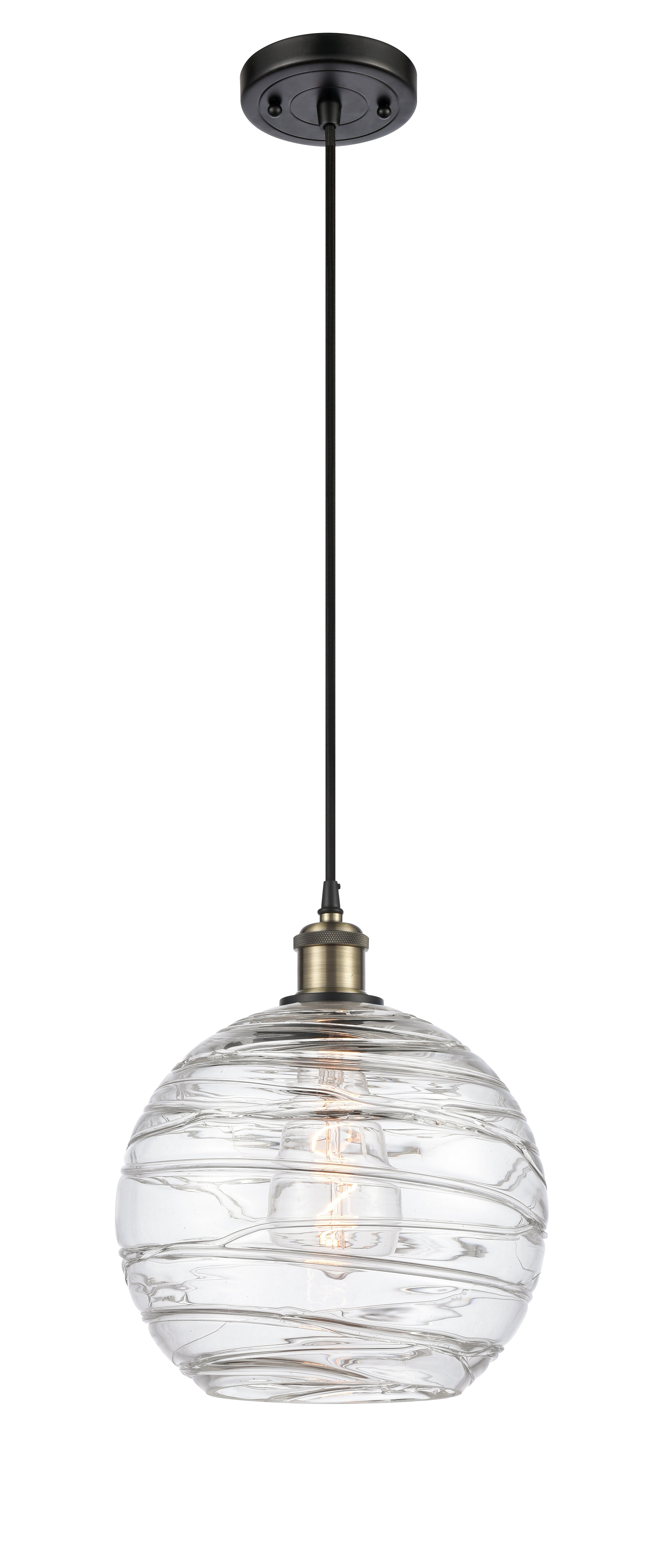 Ballston Mini Pendant Antique Brass Finish