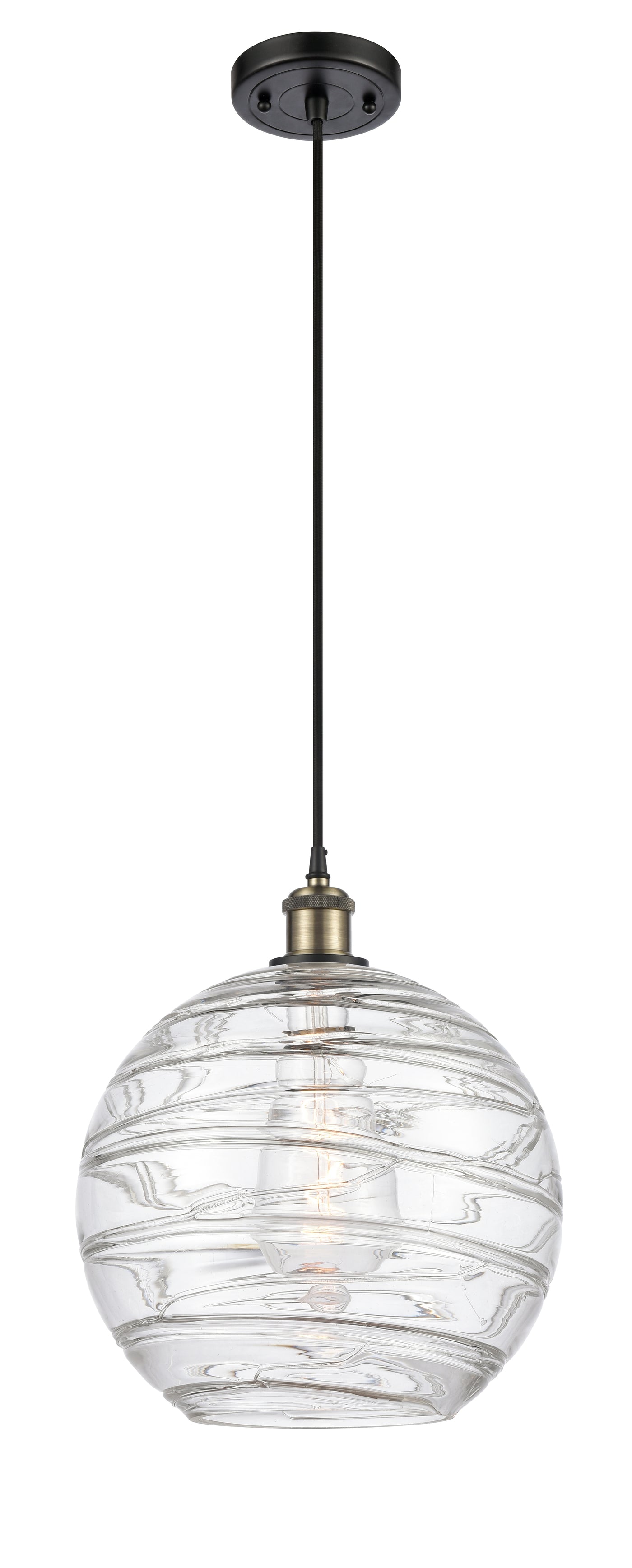 Ballston Mini Pendant Antique Brass Finish