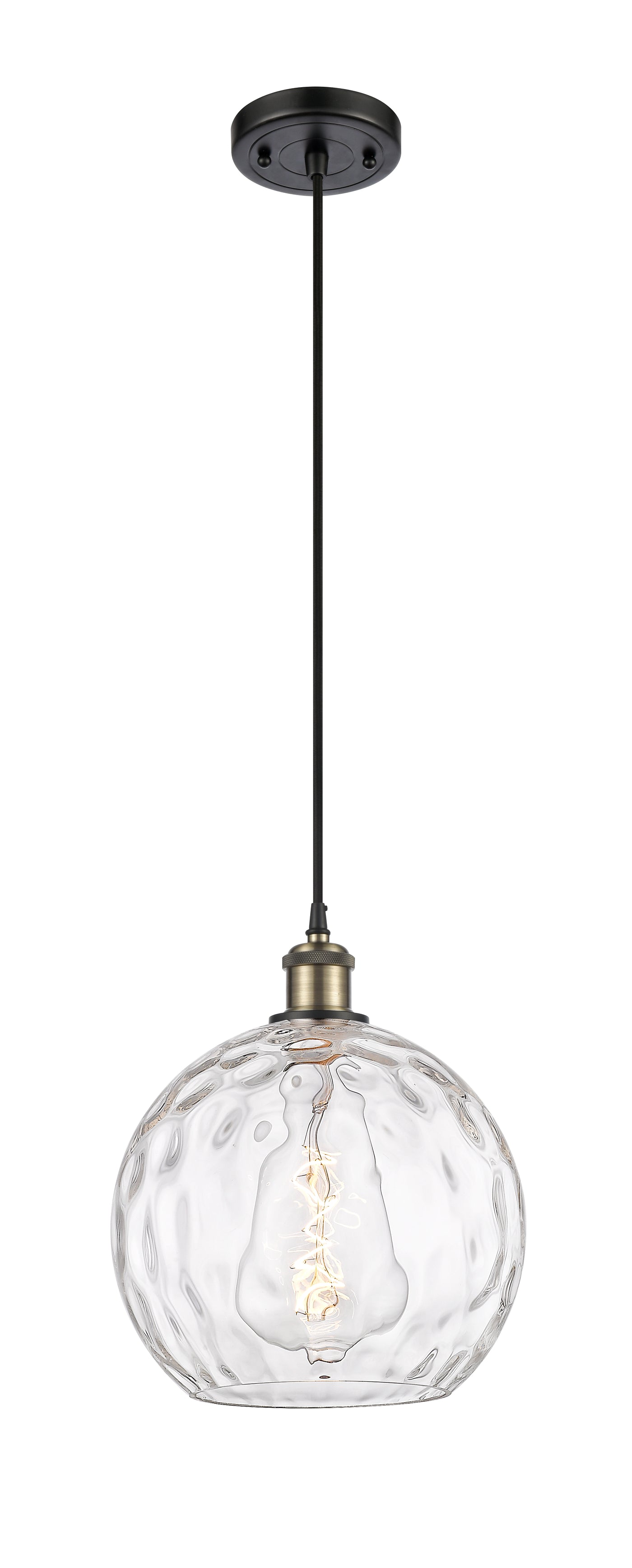 Ballston Mini Pendant Antique Brass Finish