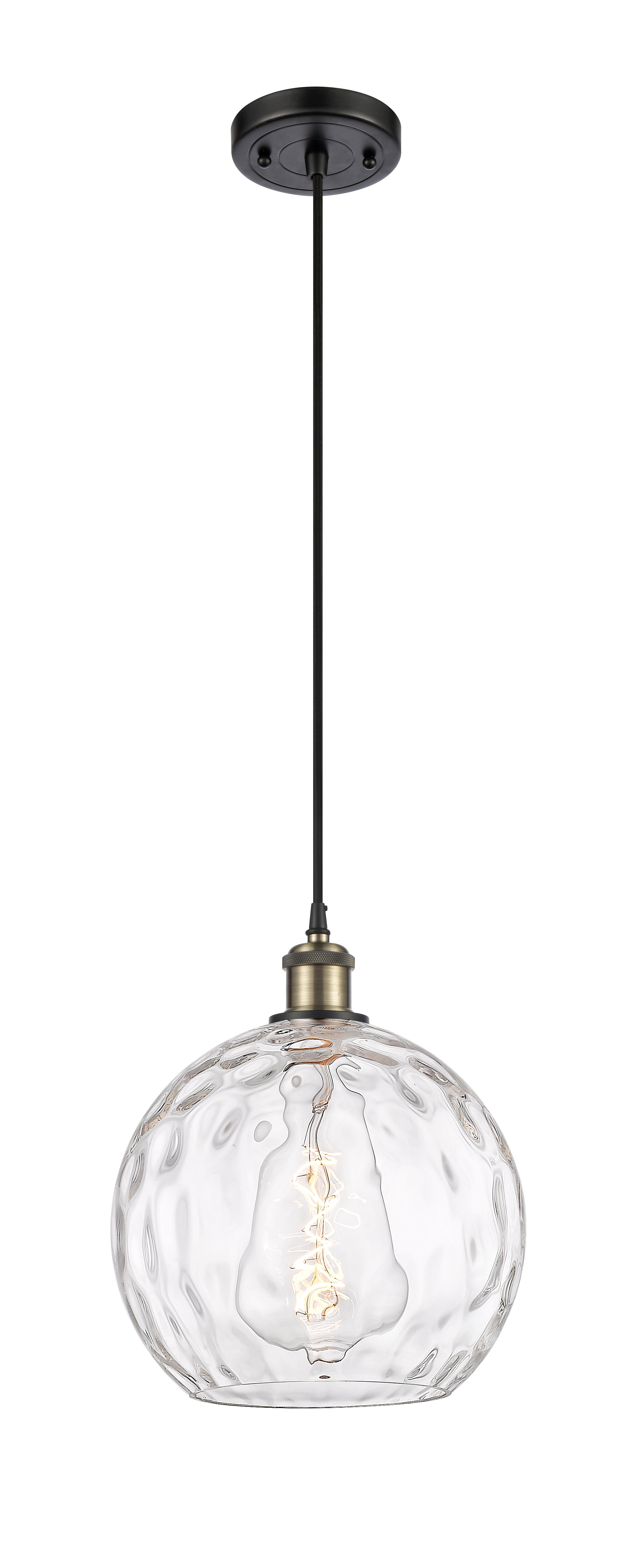 Ballston Mini Pendant Antique Brass Finish