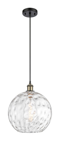 Ballston Mini Pendant Antique Brass 12 Inch