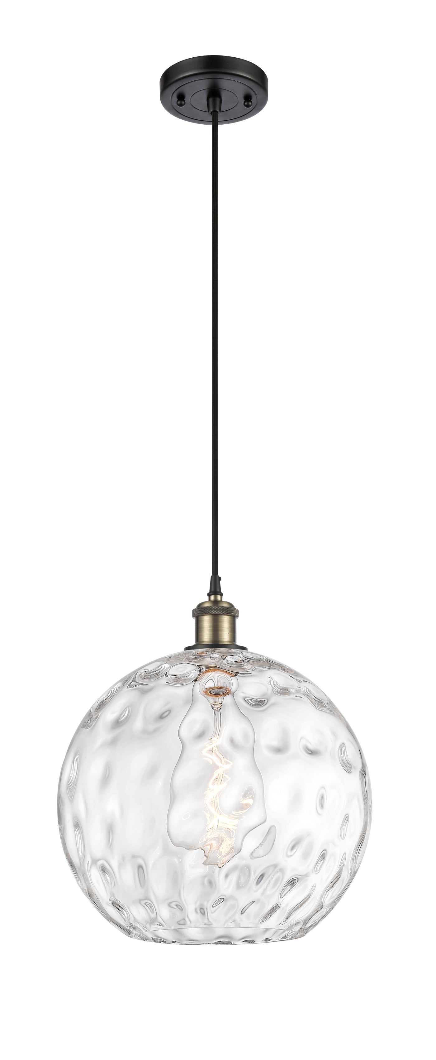 Ballston Mini Pendant Antique Brass Finish