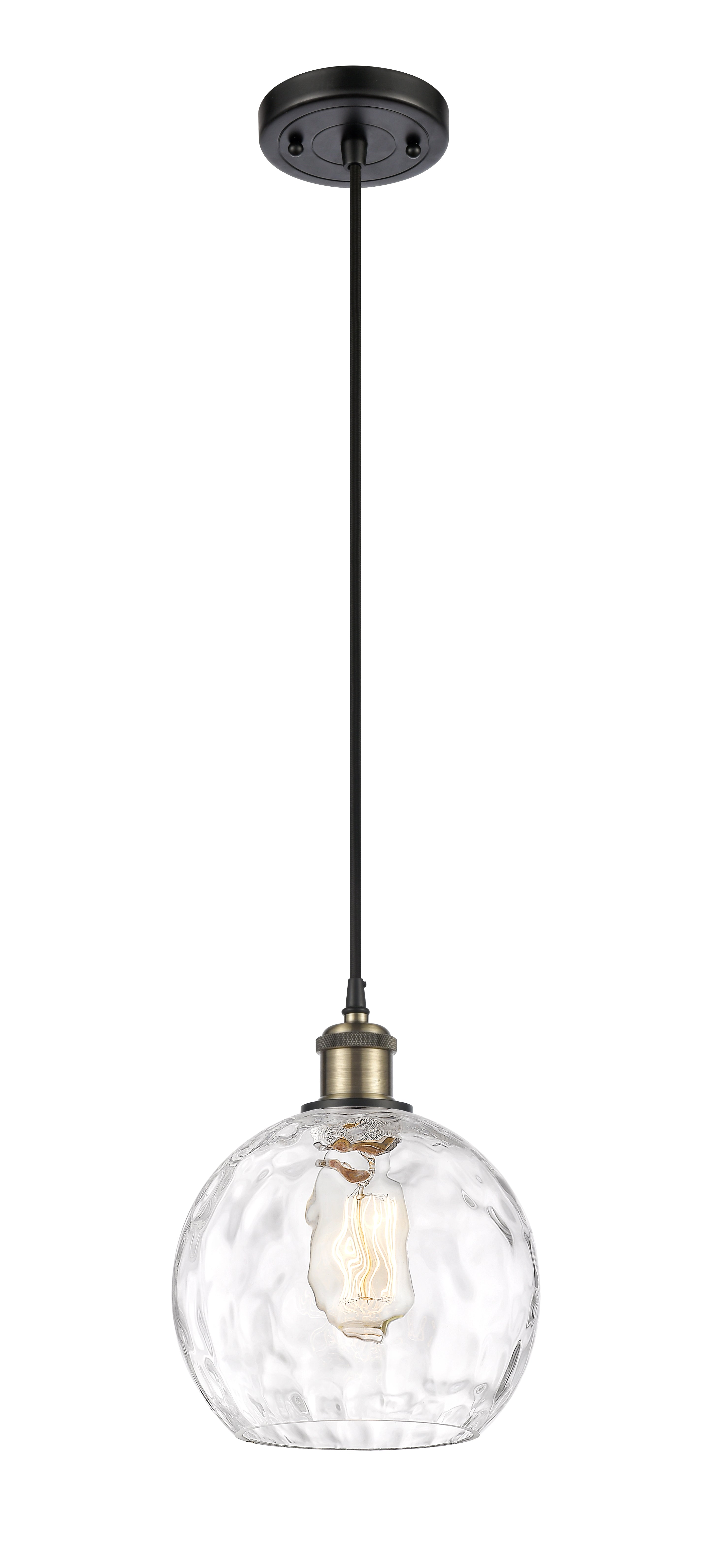 Ballston Mini Pendant Antique Brass Cast