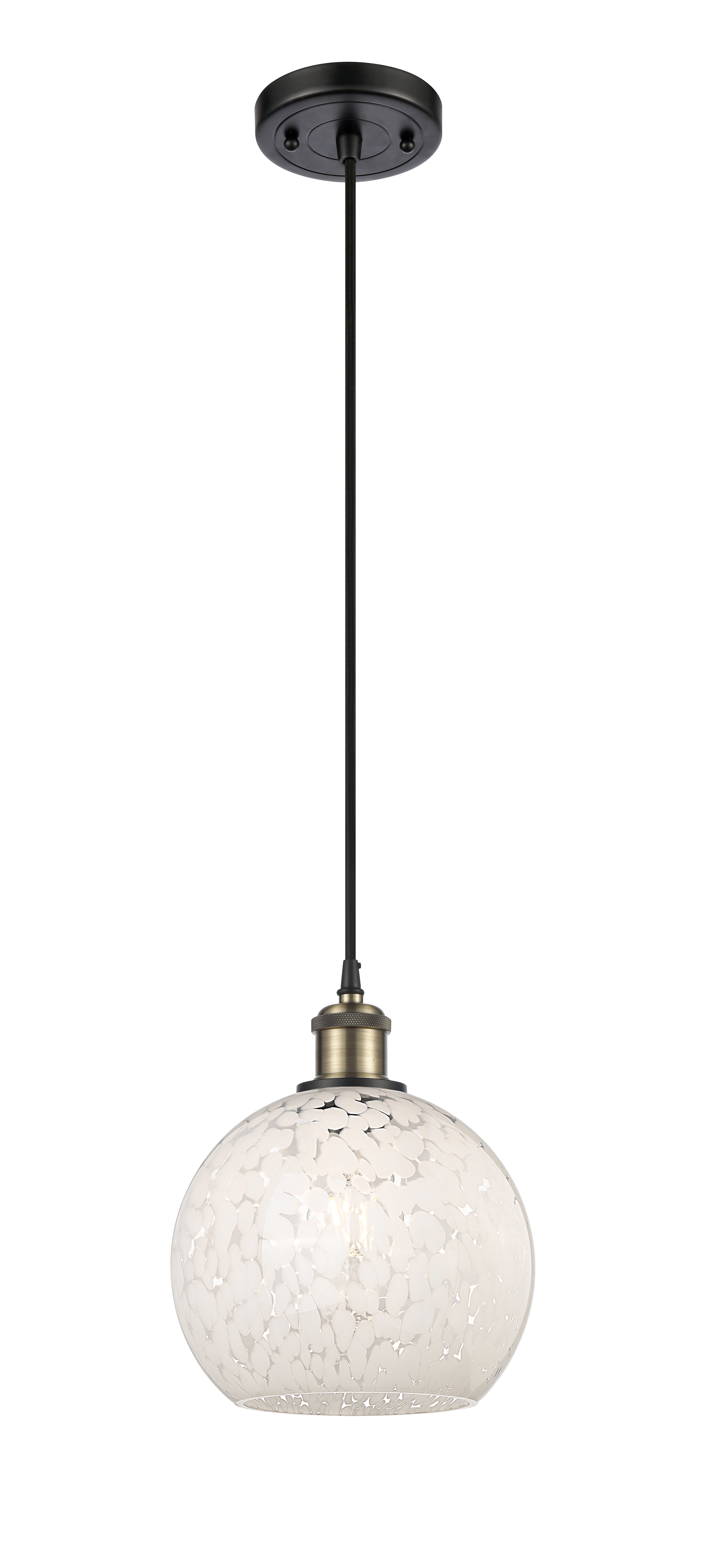 Ballston Mini Pendant Antique Brass Finish