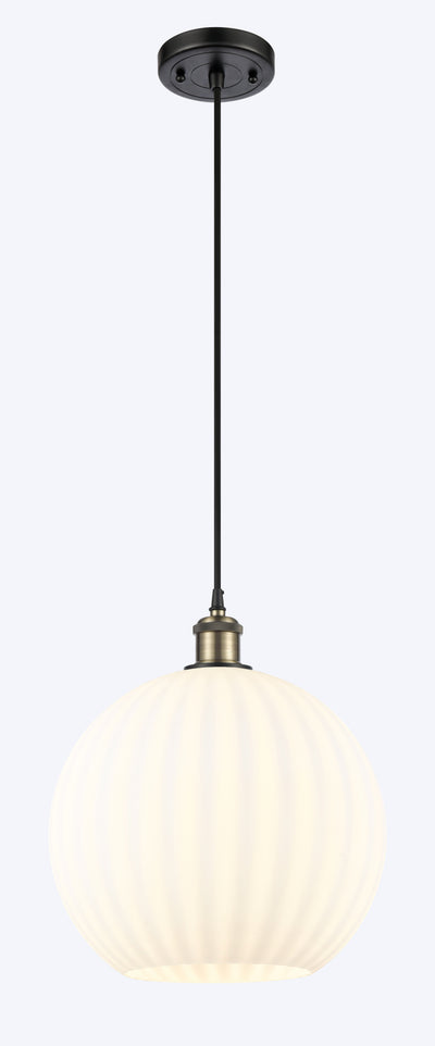 Ballston Mini Pendant Antique Brass Finish