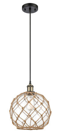 Ballston Mini Pendant Antique Brass Finish