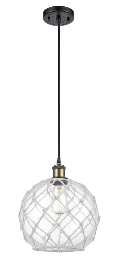 Ballston Mini Pendant Antique Brass Finish