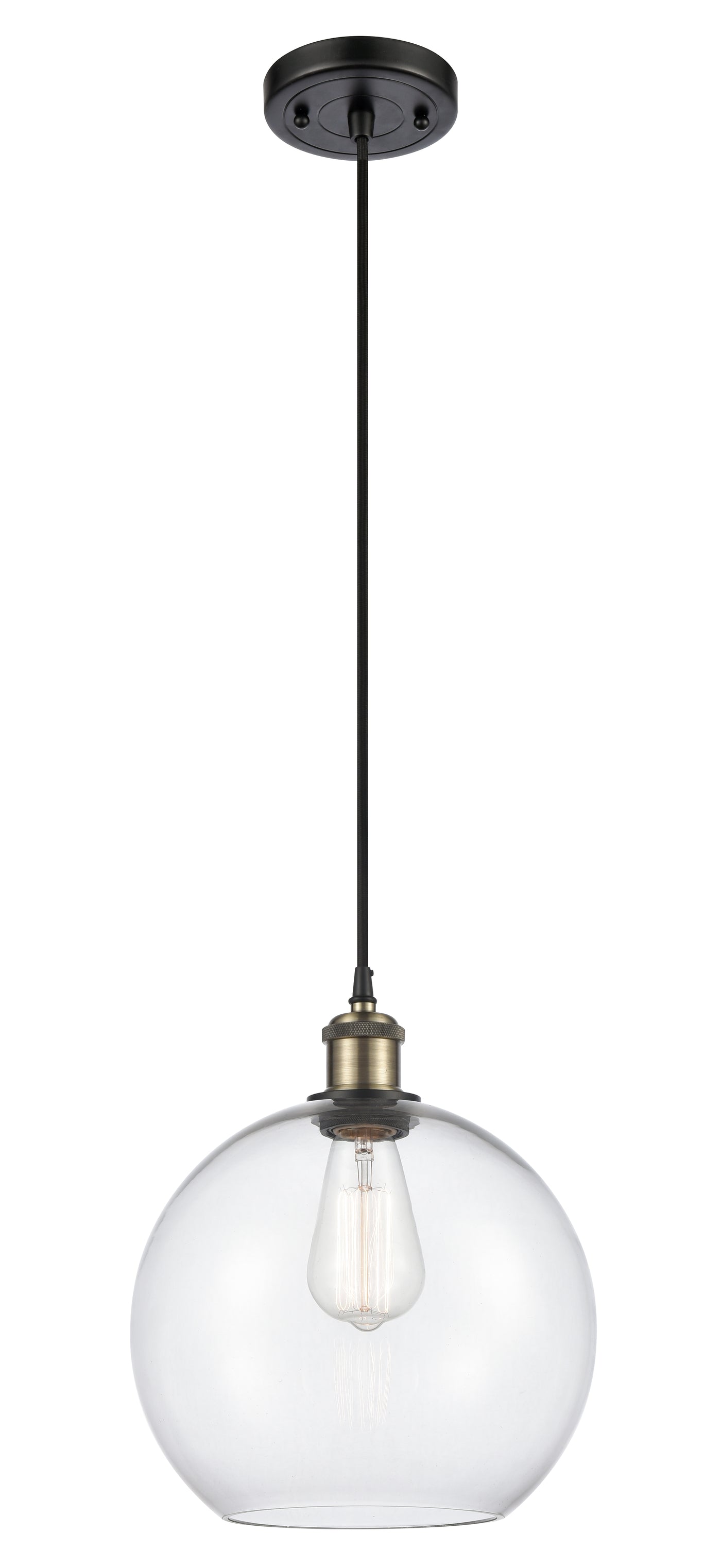 Ballston Mini Pendant Cast Brass Antique