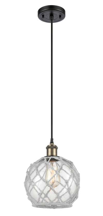 Ballston Mini Pendant Cast Brass 8 Inch