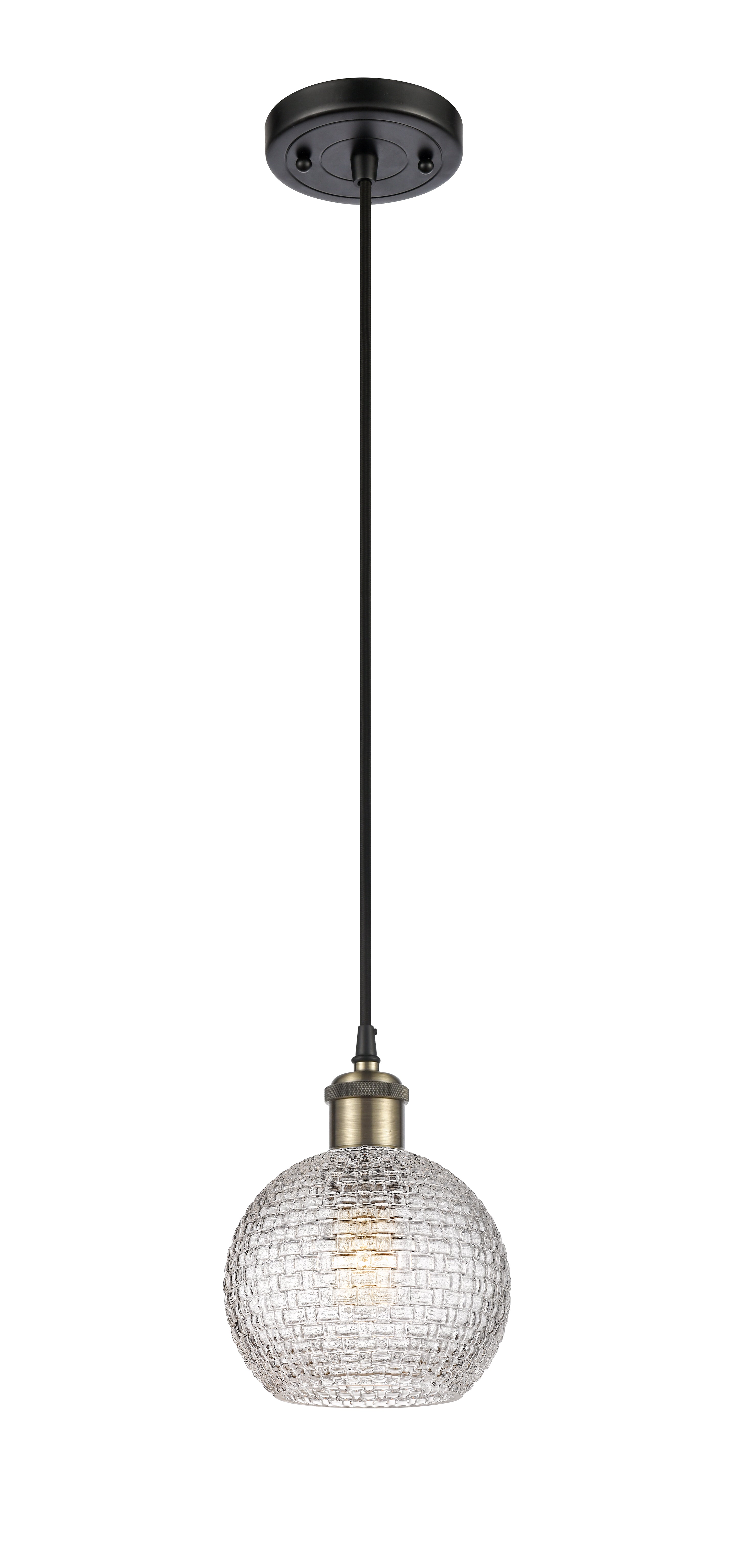 Ballston Mini Pendant Antique Brass Steel