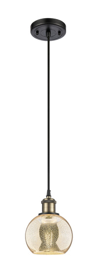 Ballston Mini Pendant Antique Brass Finish