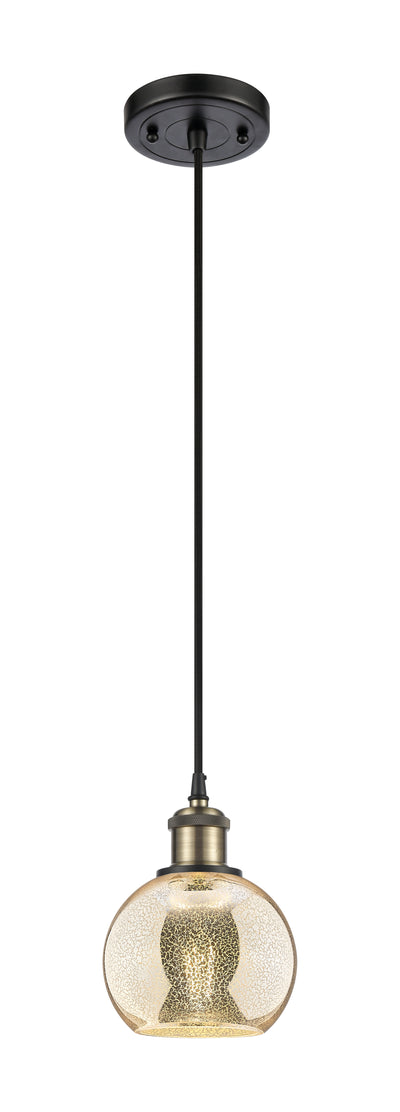 Ballston Mini Pendant Antique Brass Finish