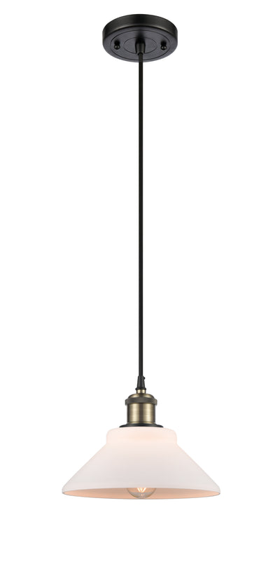 Ballston Mini Pendant Antique Brass Finish