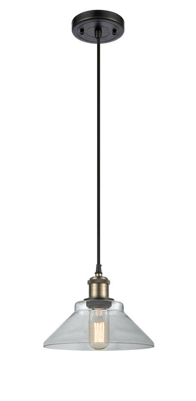 Ballston Mini Pendant Antique Brass Finish