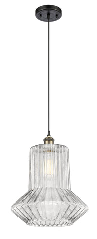 Ballston Mini Pendant Antique Brass Finish