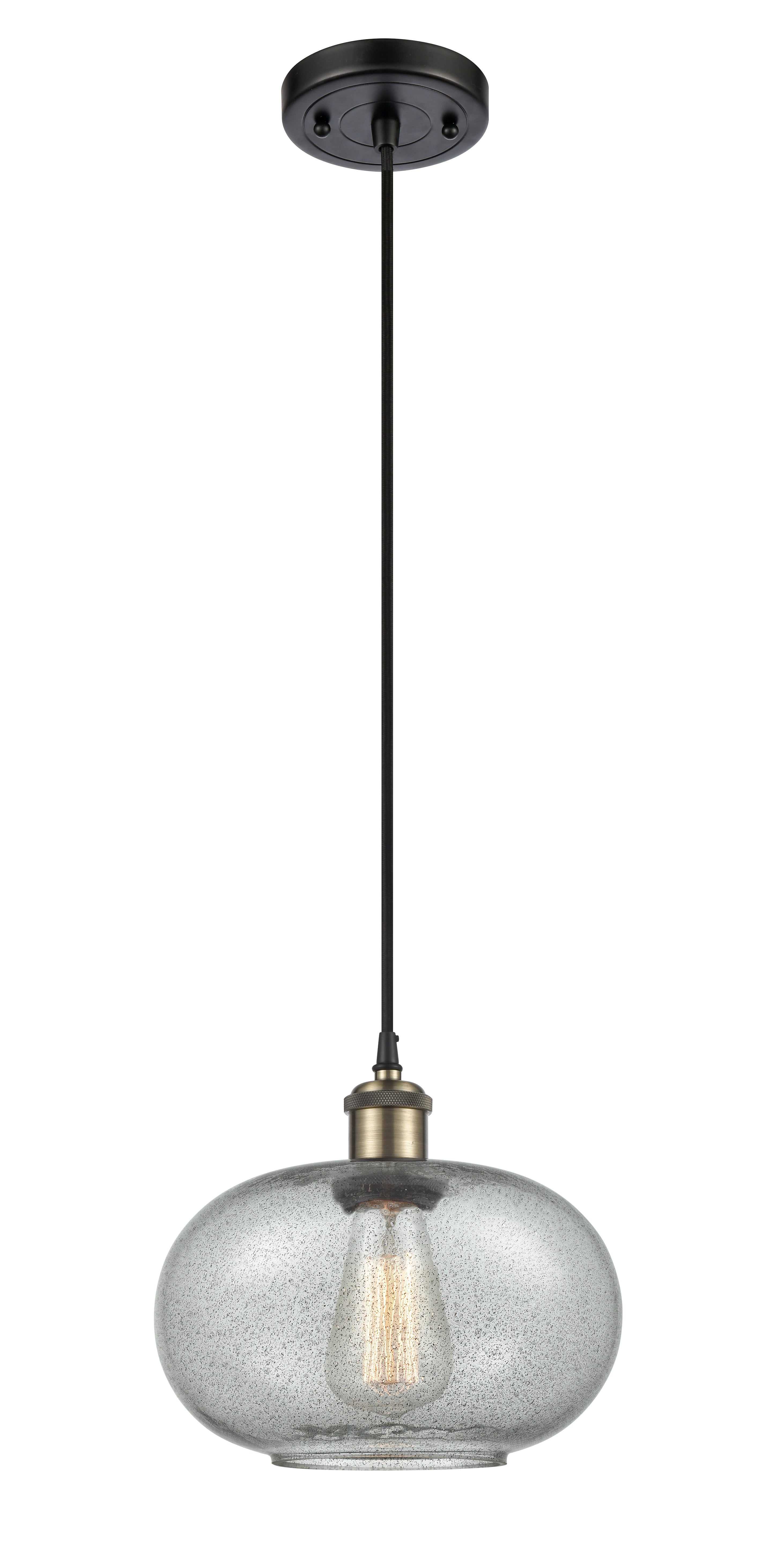 Ballston Mini Pendant Antique Brass Finish