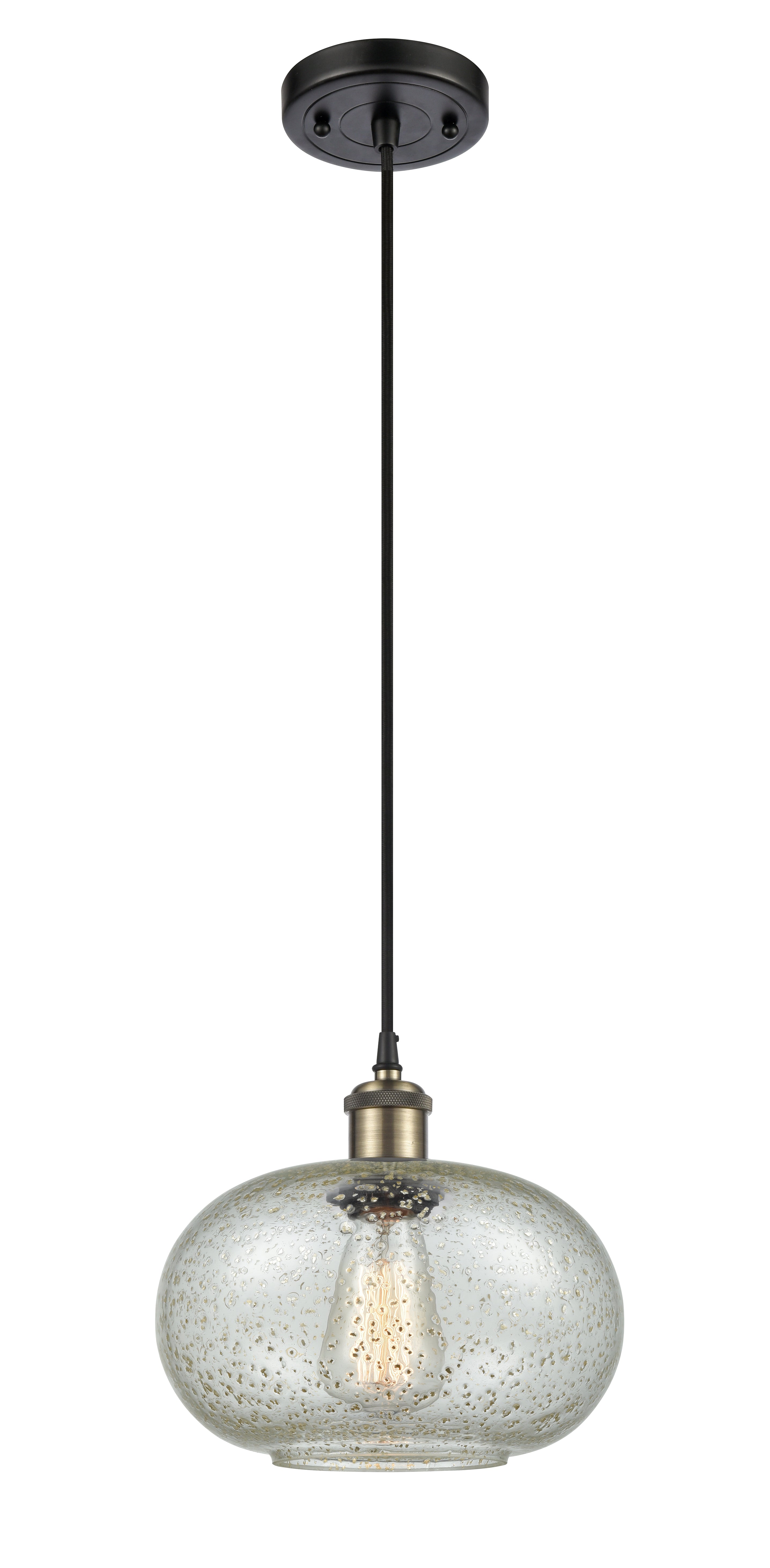 Ballston Mini Pendant Antique Brass Finish