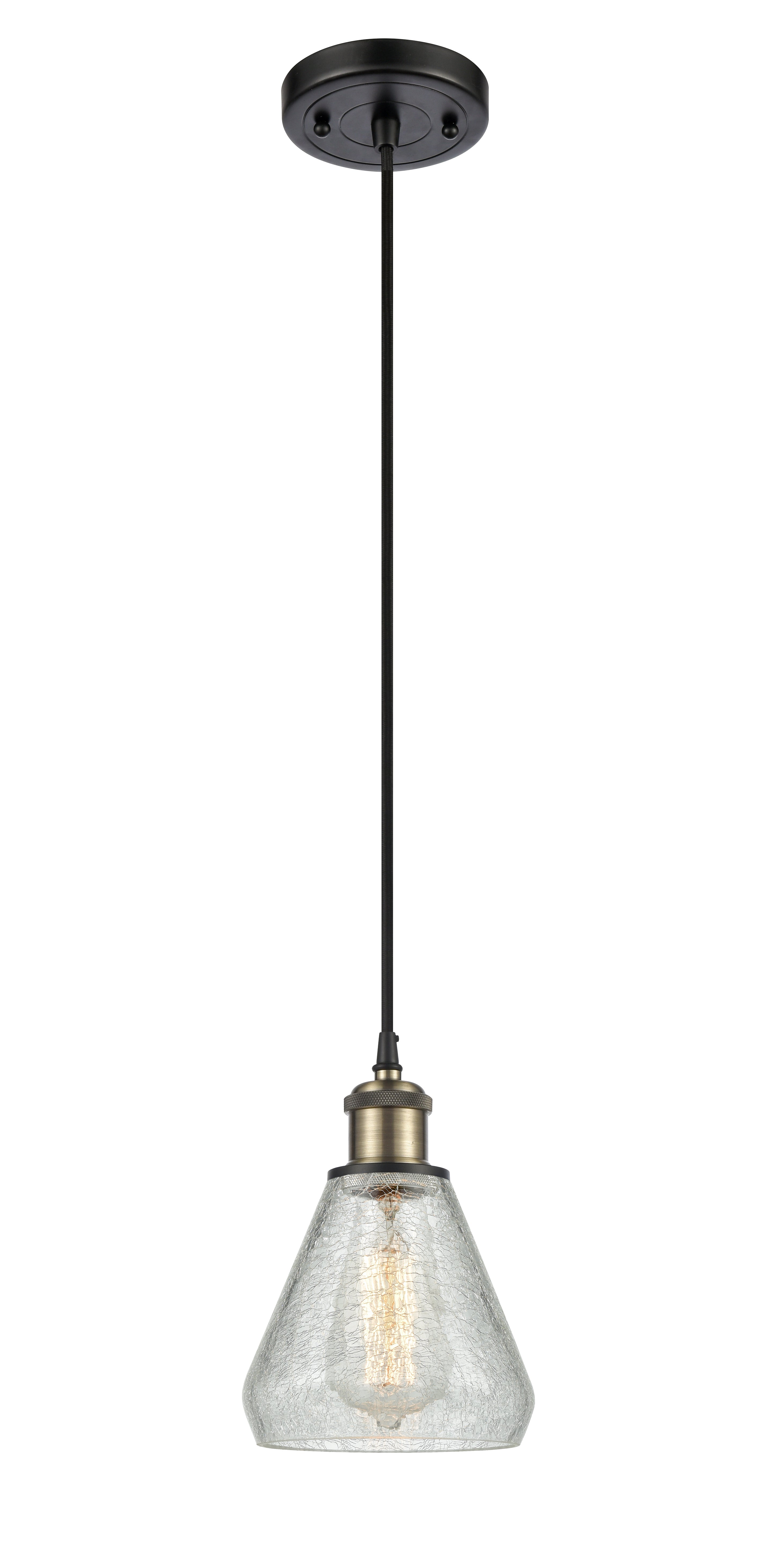 Ballston Mini Pendant Antique Brass Steel