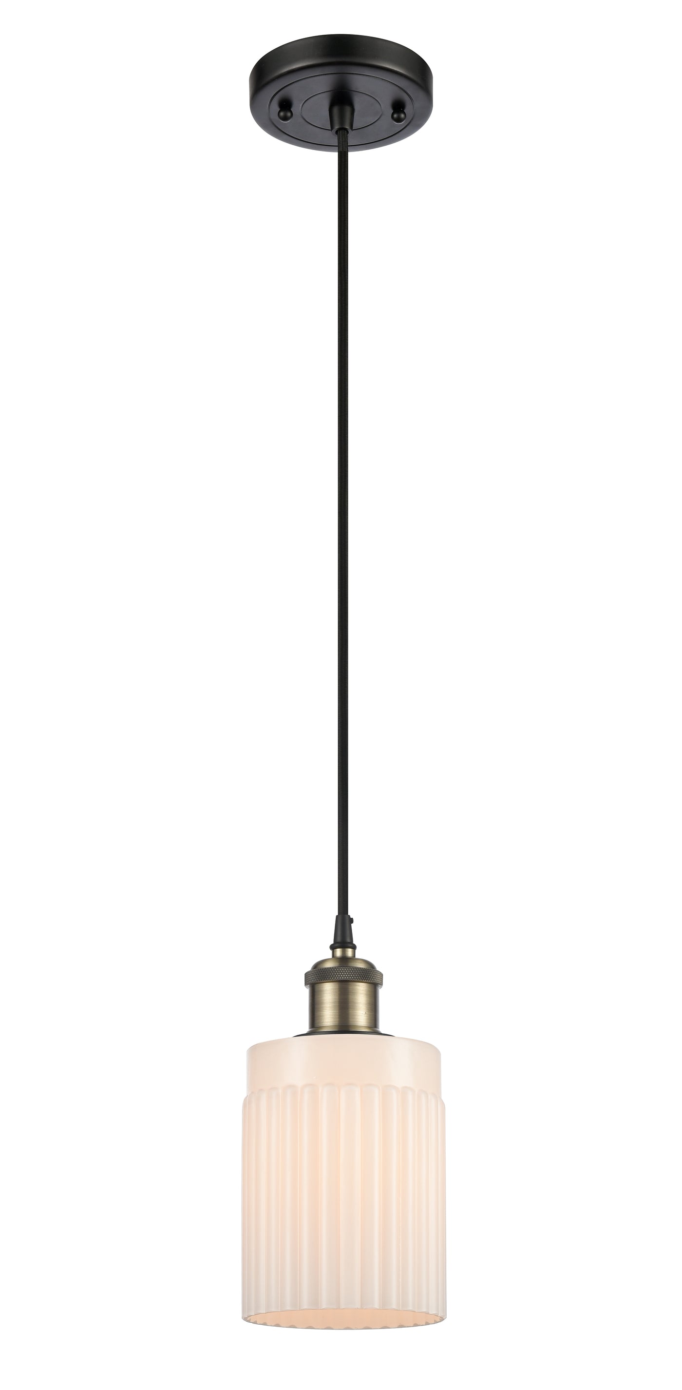 Ballston Mini Pendant Antique Brass Finish