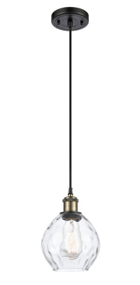 Ballston Mini Pendant Antique Brass Finish