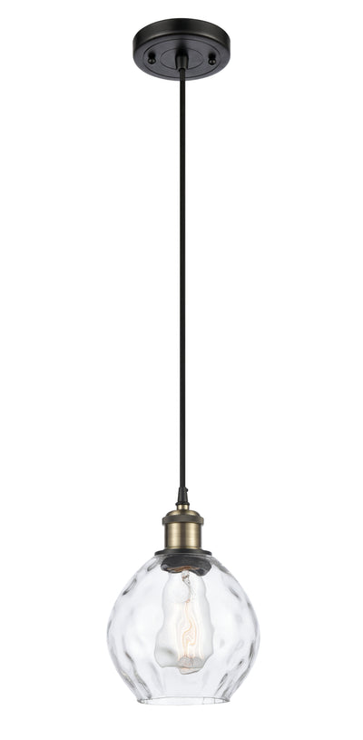 Ballston Mini Pendant Antique Brass Finish