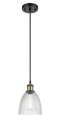 Ballston Mini Pendant Antique Brass Finish