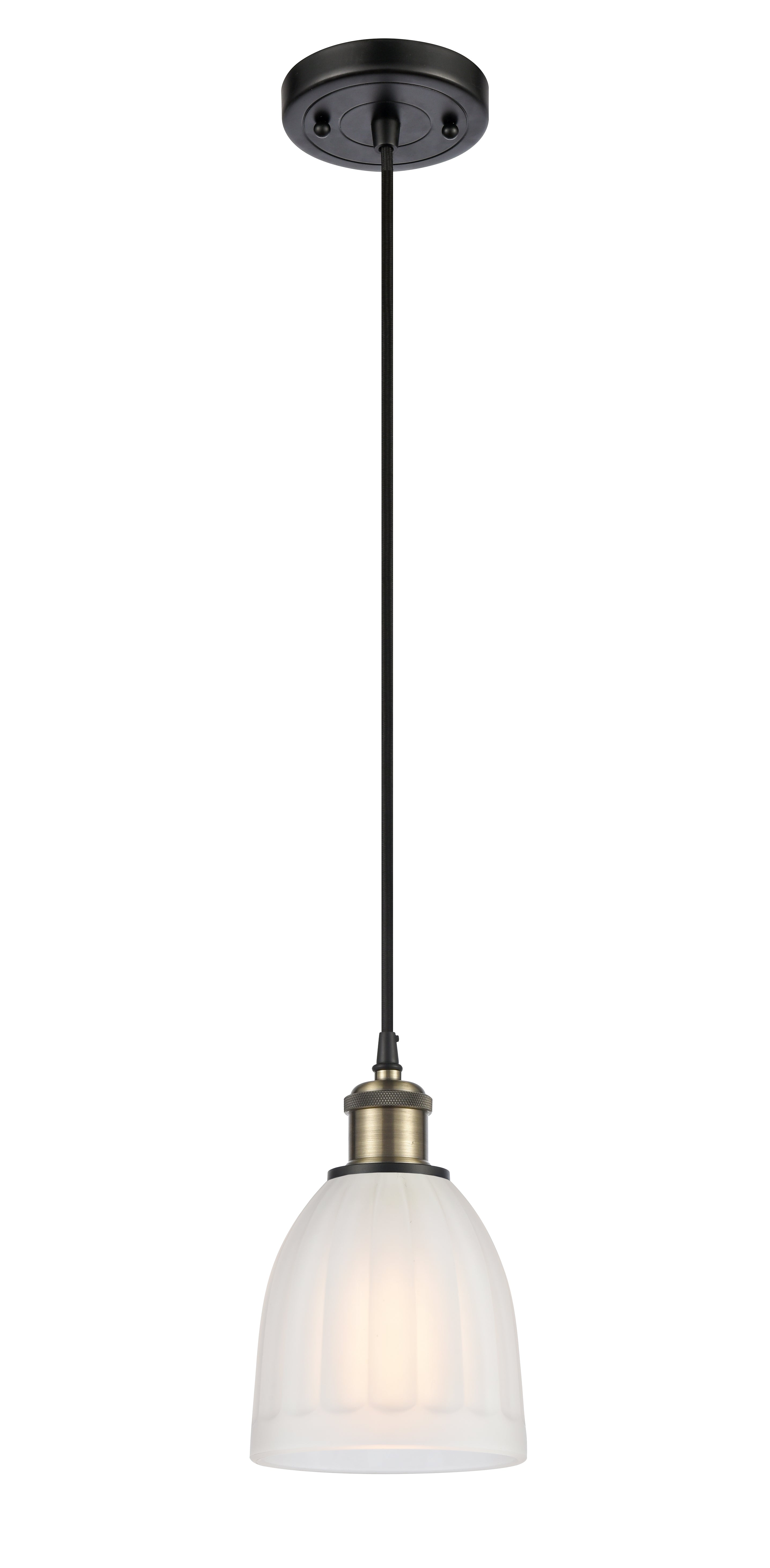 Ballston Mini Pendant Antique Brass Finish