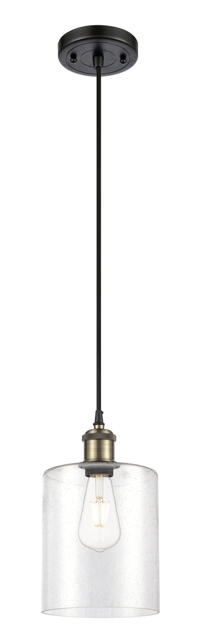 Ballston Mini Pendant Antique Brass 11.25 Height