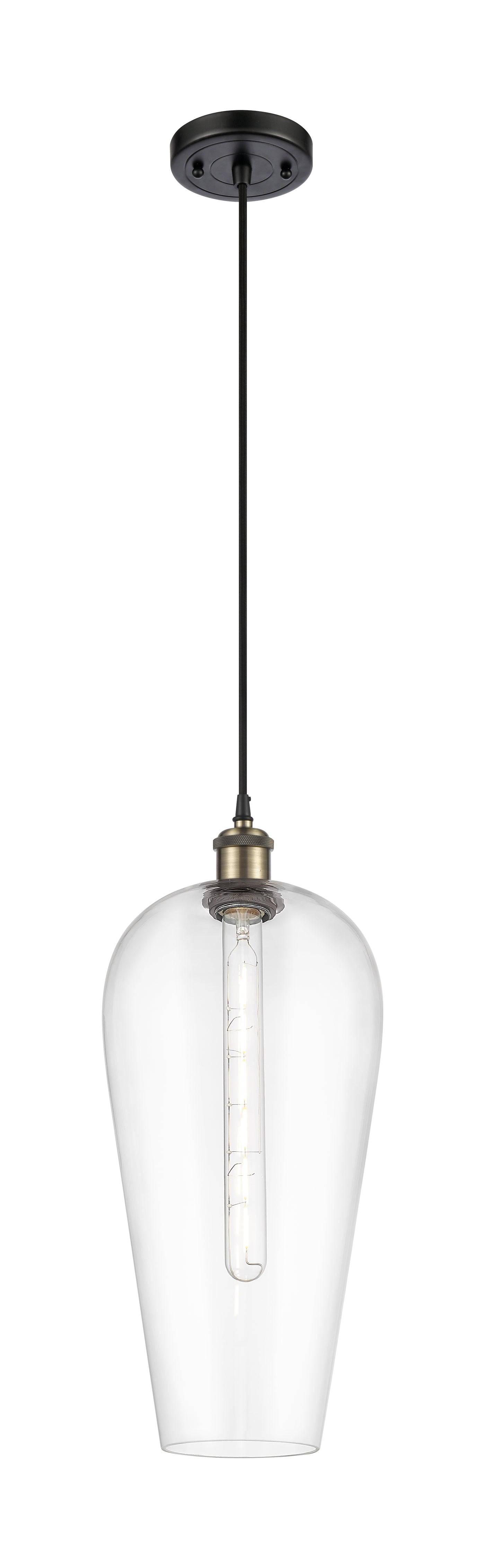 Ballston Mini Pendant Antique Brass Cast