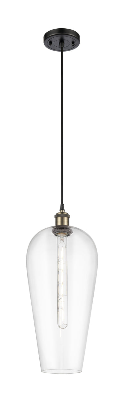 Ballston Mini Pendant Antique Brass Cast