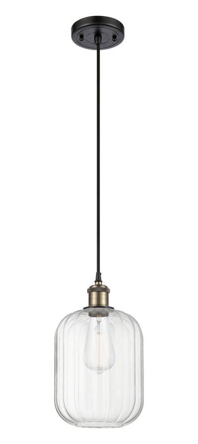 Ballston Mini Pendant Antique Brass Finish