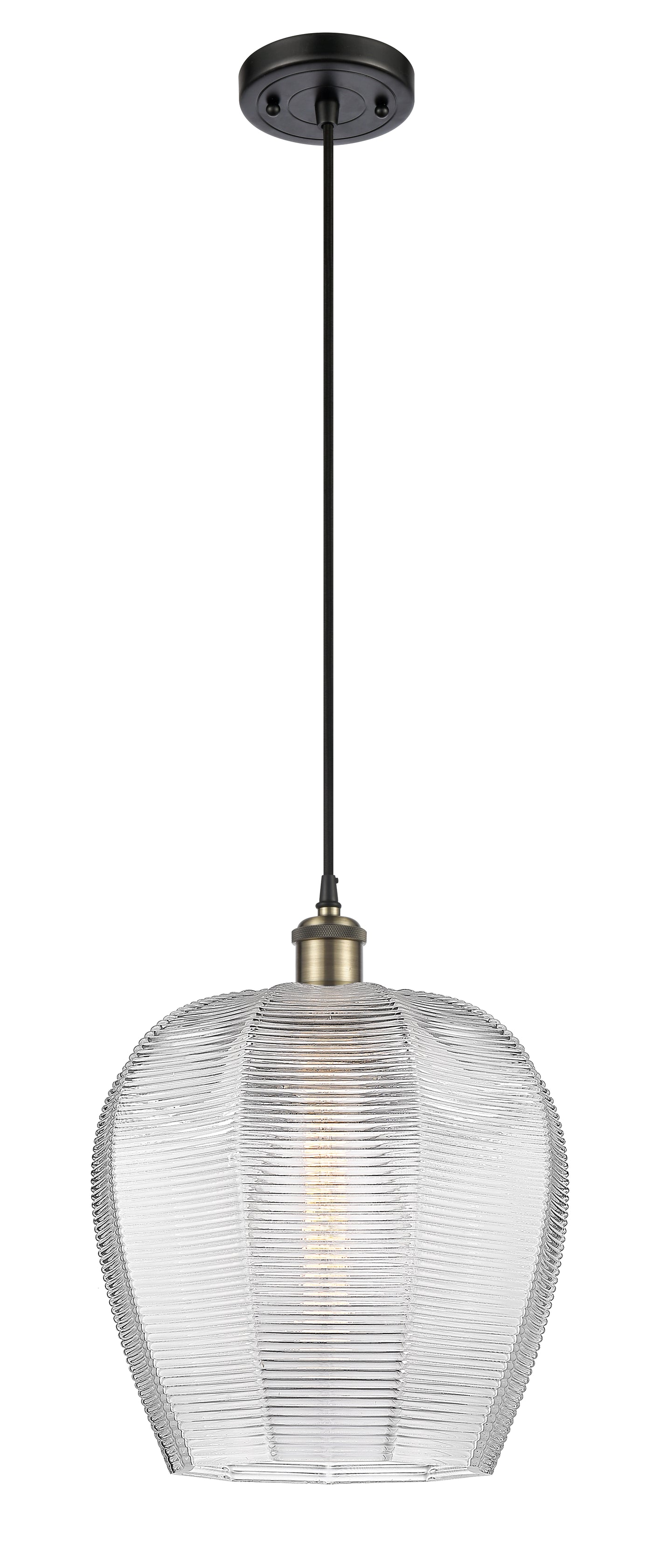 Ballston Mini Pendant Antique Brass Cast