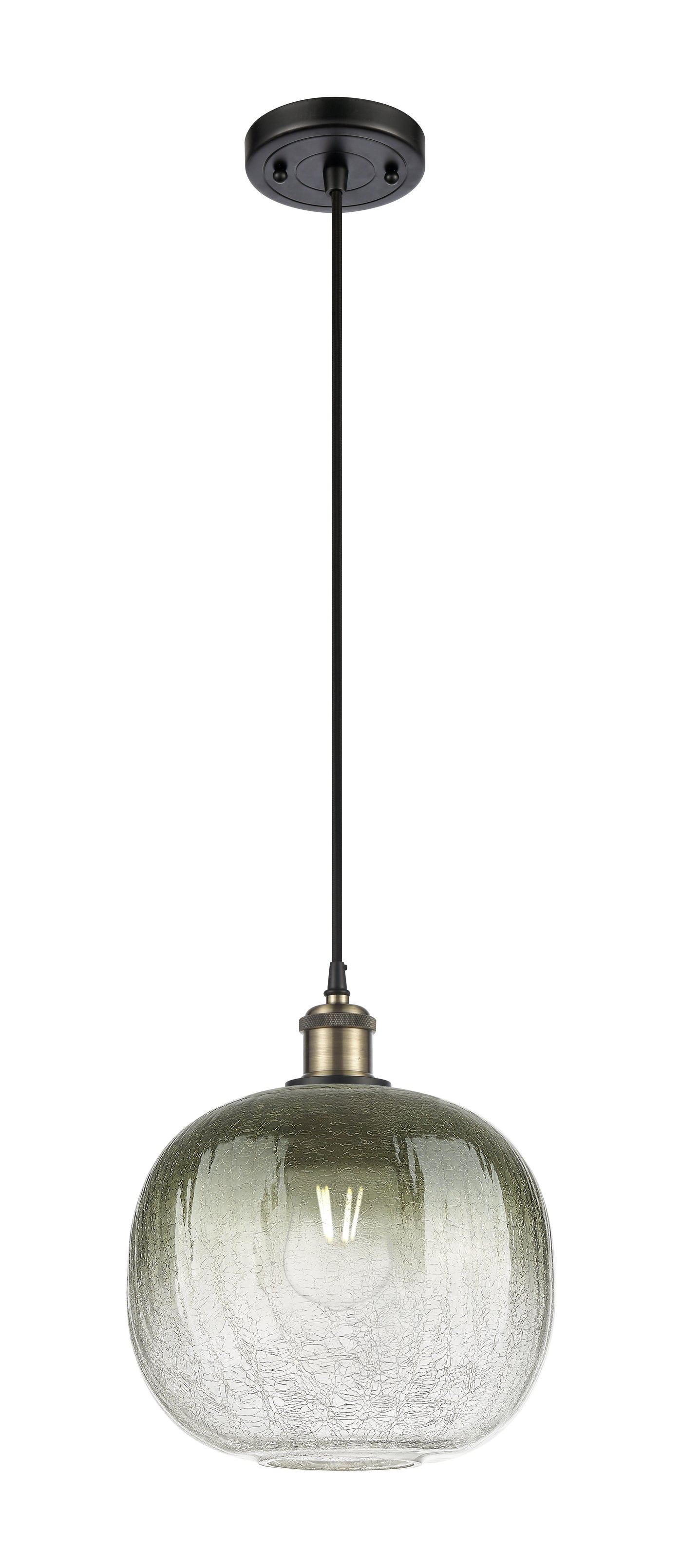 Ballston Mini Pendant Antique Brass Finish